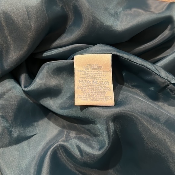 Boden khaki tan brown corduroy skirt with blue Rick rack detail size 8 - Picture 7 of 10